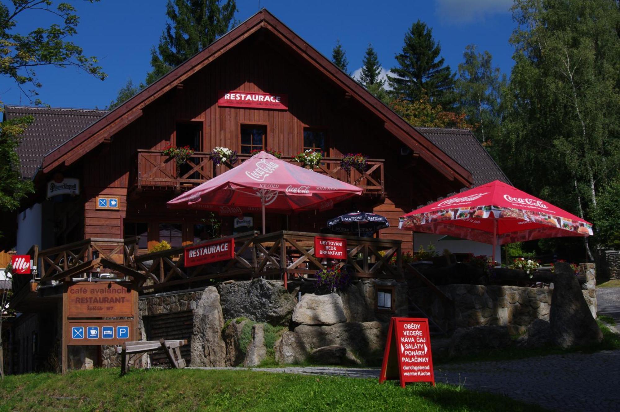 Penzion Avalanche Zelezna Ruda Exterior foto